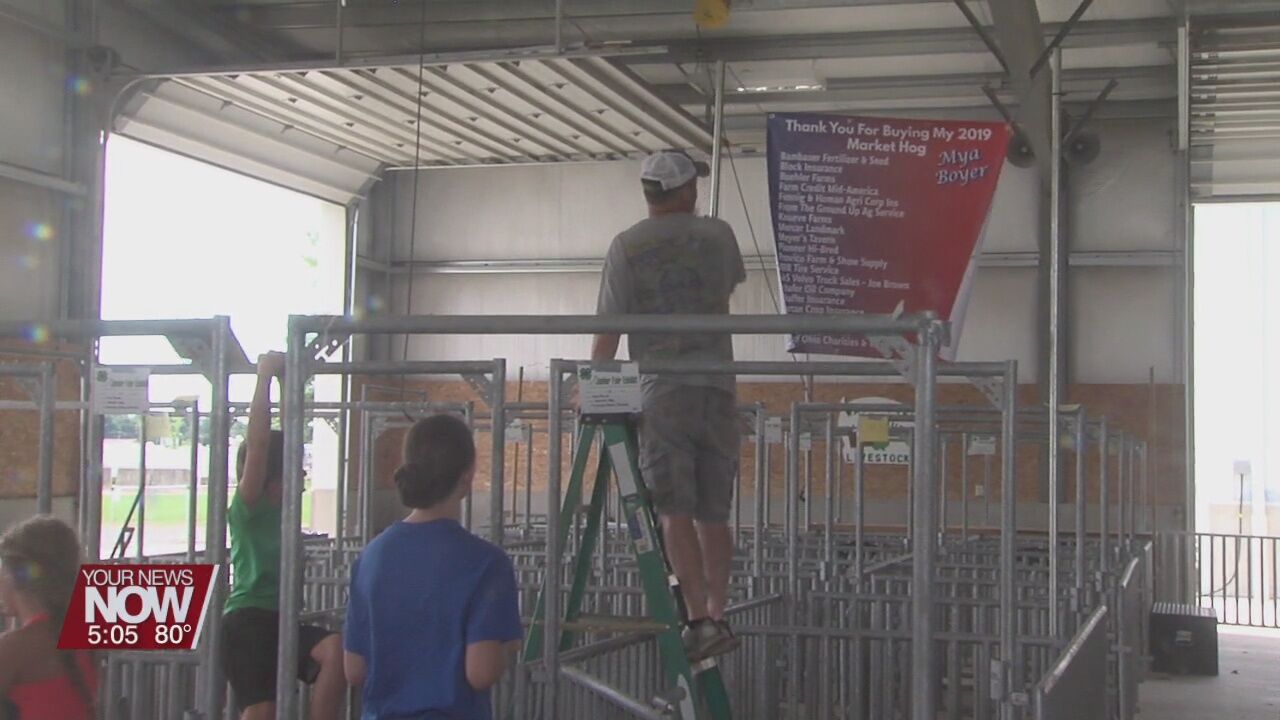 Preparation continues for the Auglaize County Fair